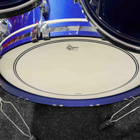 ~WOW!~ Gretsch USA Custom 4-Piece 10/12/16/22 Drum Kit Set in Gloss Mystic Blue Lacquer