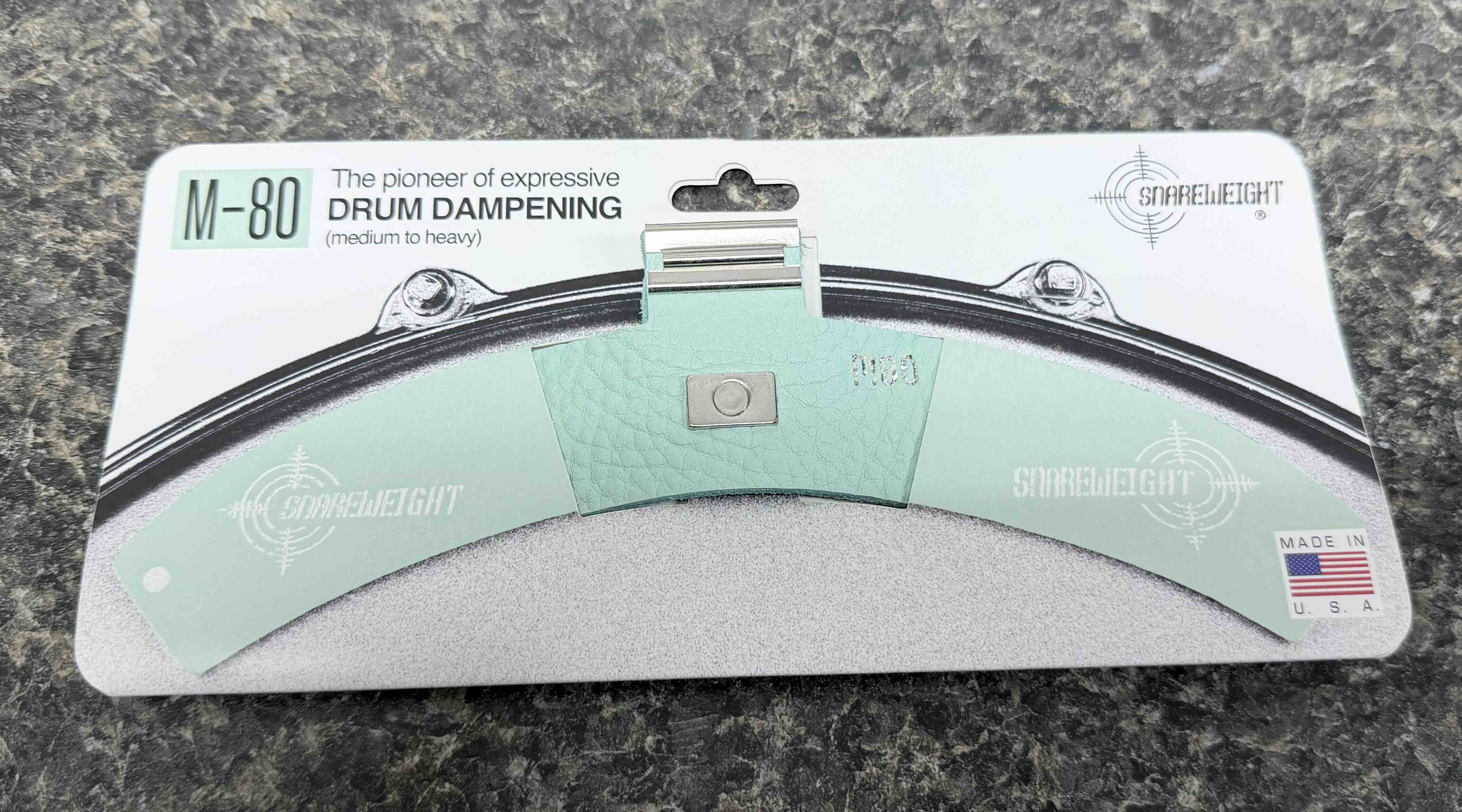 ~NEW~ Snareweight M80 Seafoam Green Magnetic Drum Dampener