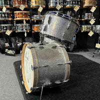 ~WOW!~ SONOR Vintage Series 3-Piece 13/16/22 Drum Kit Set in Vintage Silver Glitter w/ Single-Tom Holder