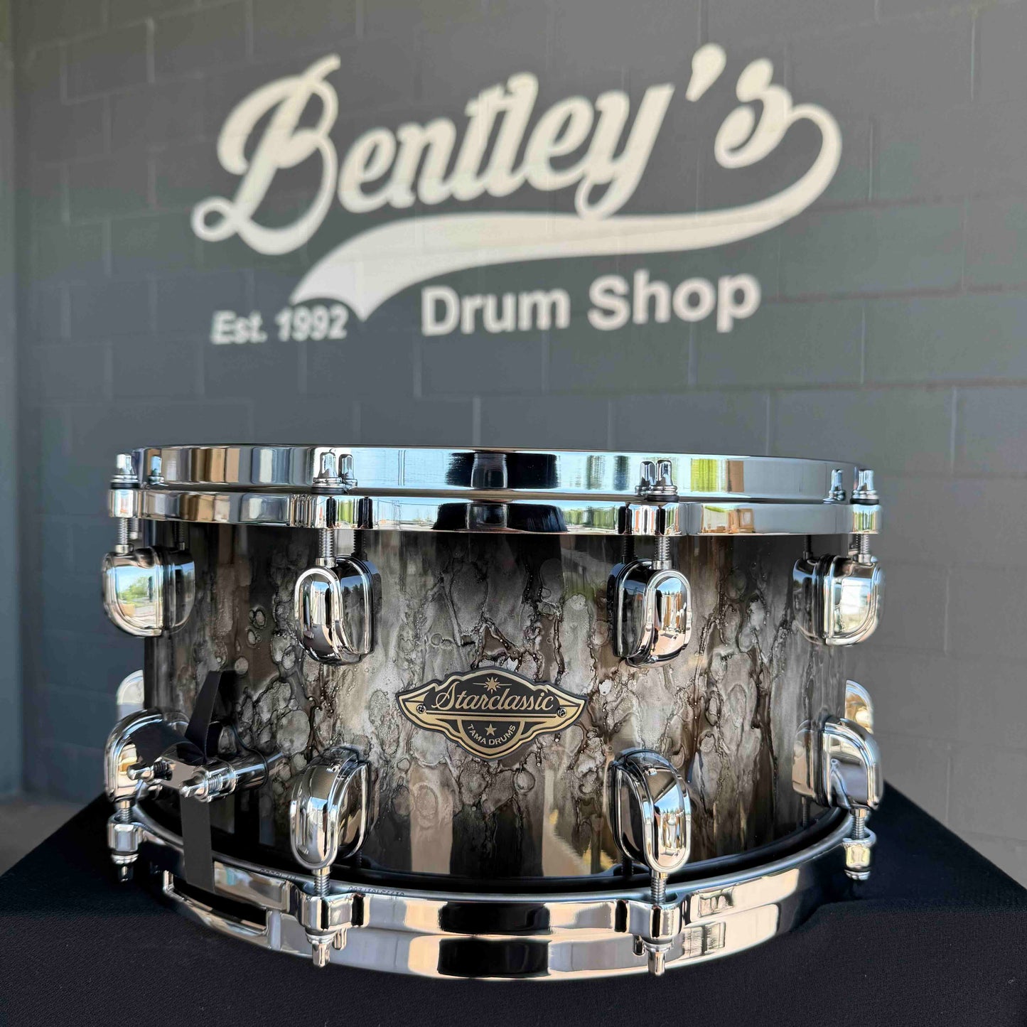 ~NEW!~ TAMA Starclassic Walnut/Birch 6.5x14 Snare Drum in Molten Platinum Burst