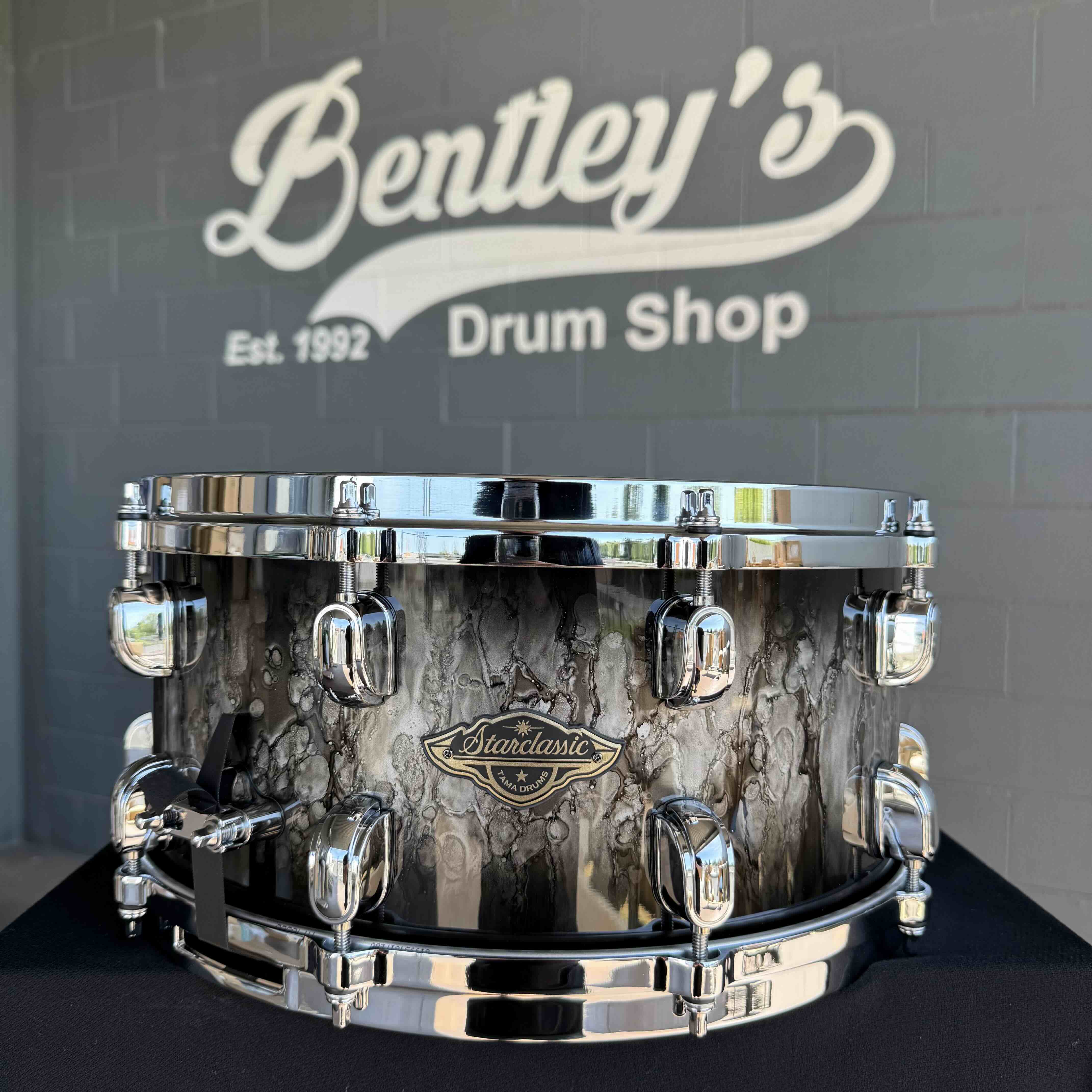 ~NEW!~ TAMA Starclassic Walnut/Birch 6.5x14 Snare Drum in Molten Platinum Burst