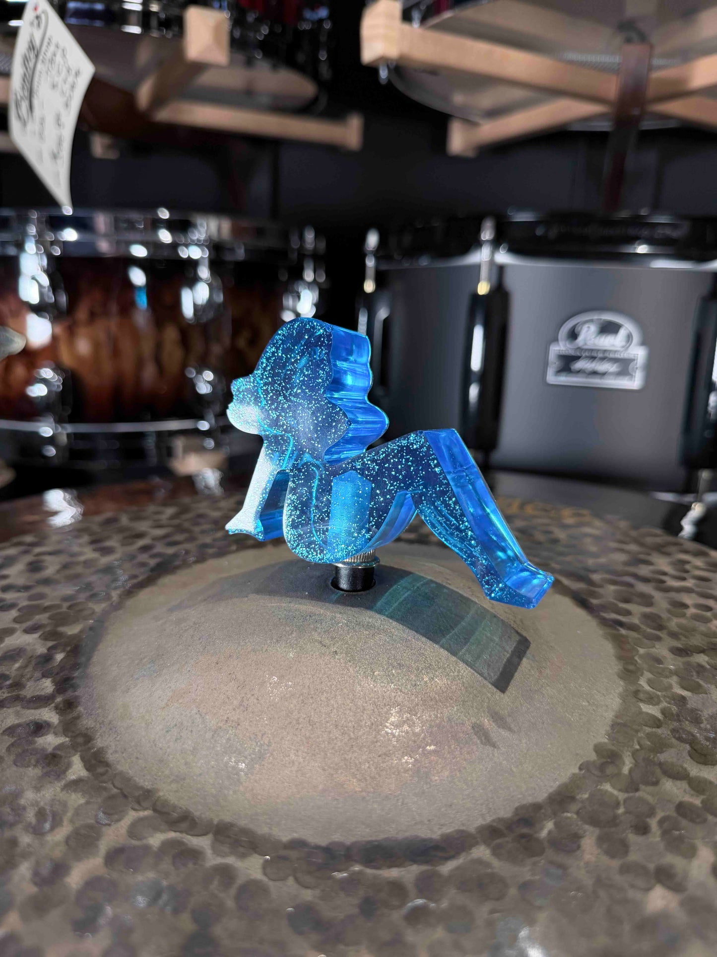 ~NEW~ Bentley's Drum Shop 8mm Sitting Lady Cymbal Toppers