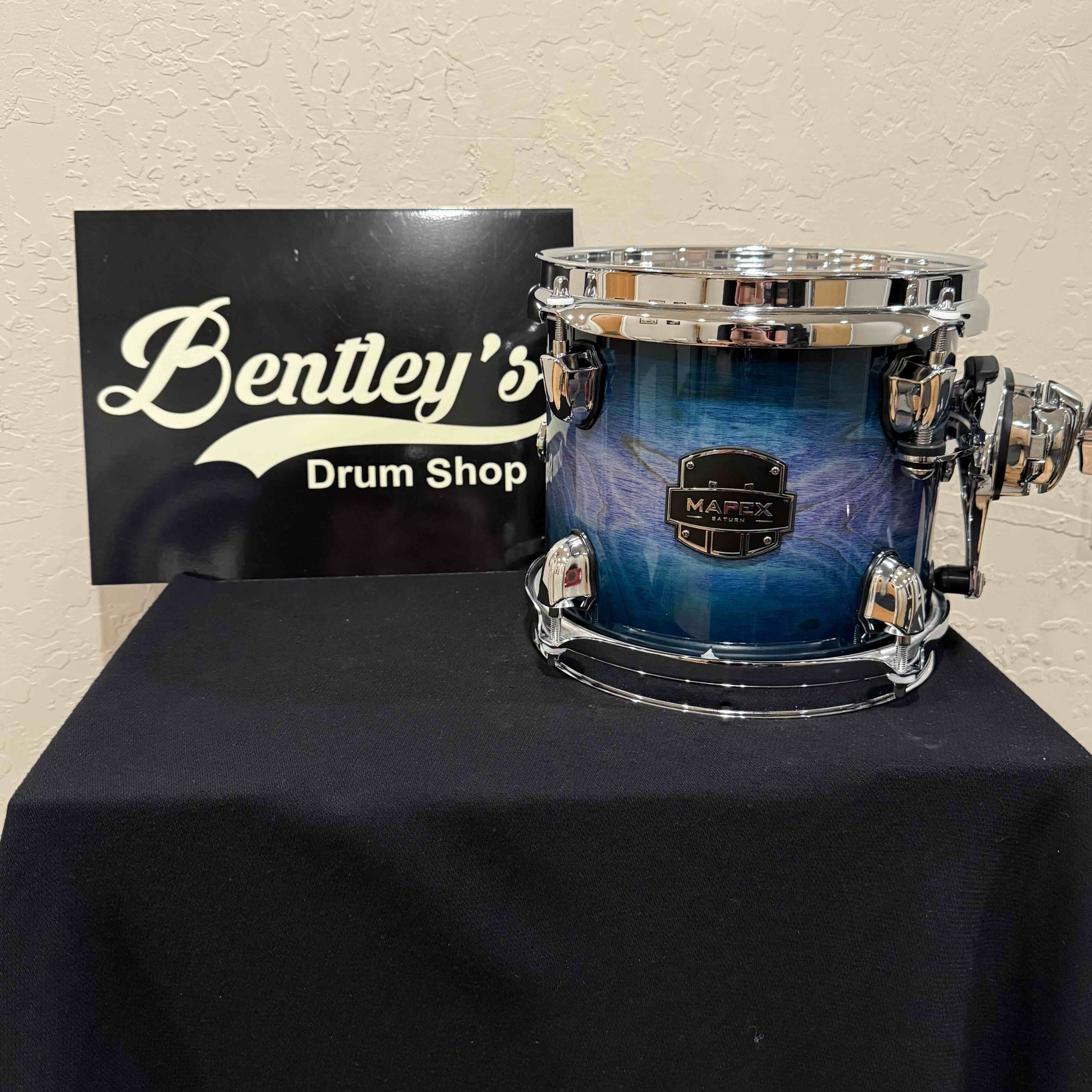 ~NEW!~ Mapex SRT807ZXQ Saturn VI Maple/Walnut Hybrid 7x8 Rack Tom in Cobalt Burst Gloss Lacquer