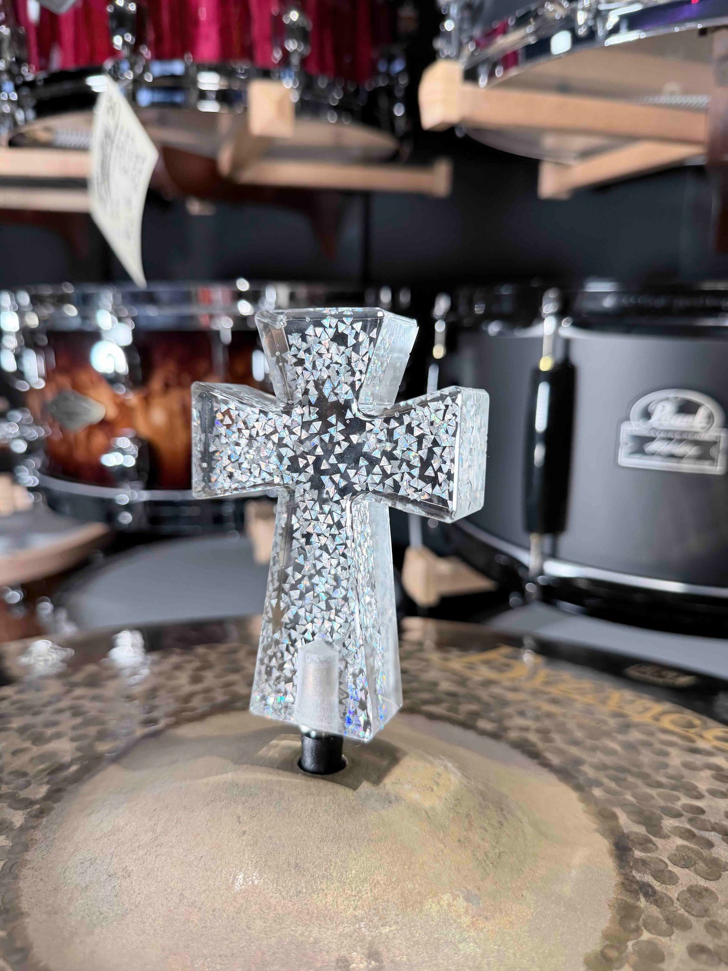 ~NEW~ Bentley's Drum Shop 8mm Cross Cymbal Toppers