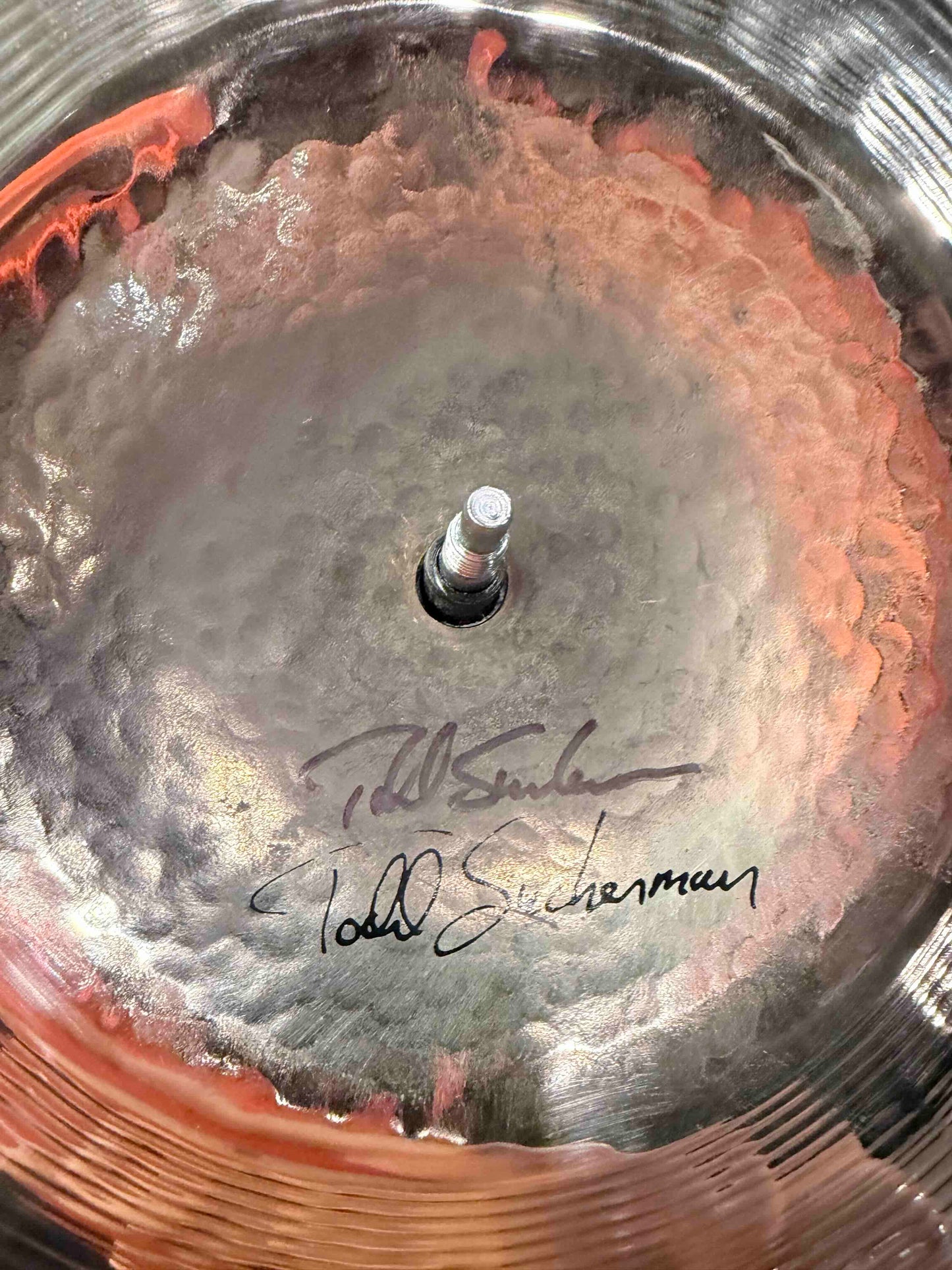 Sabian Todd Sucherman Signature 22" HHX Redlight Crash Brilliant *HAND SIGNED BY TODD!*