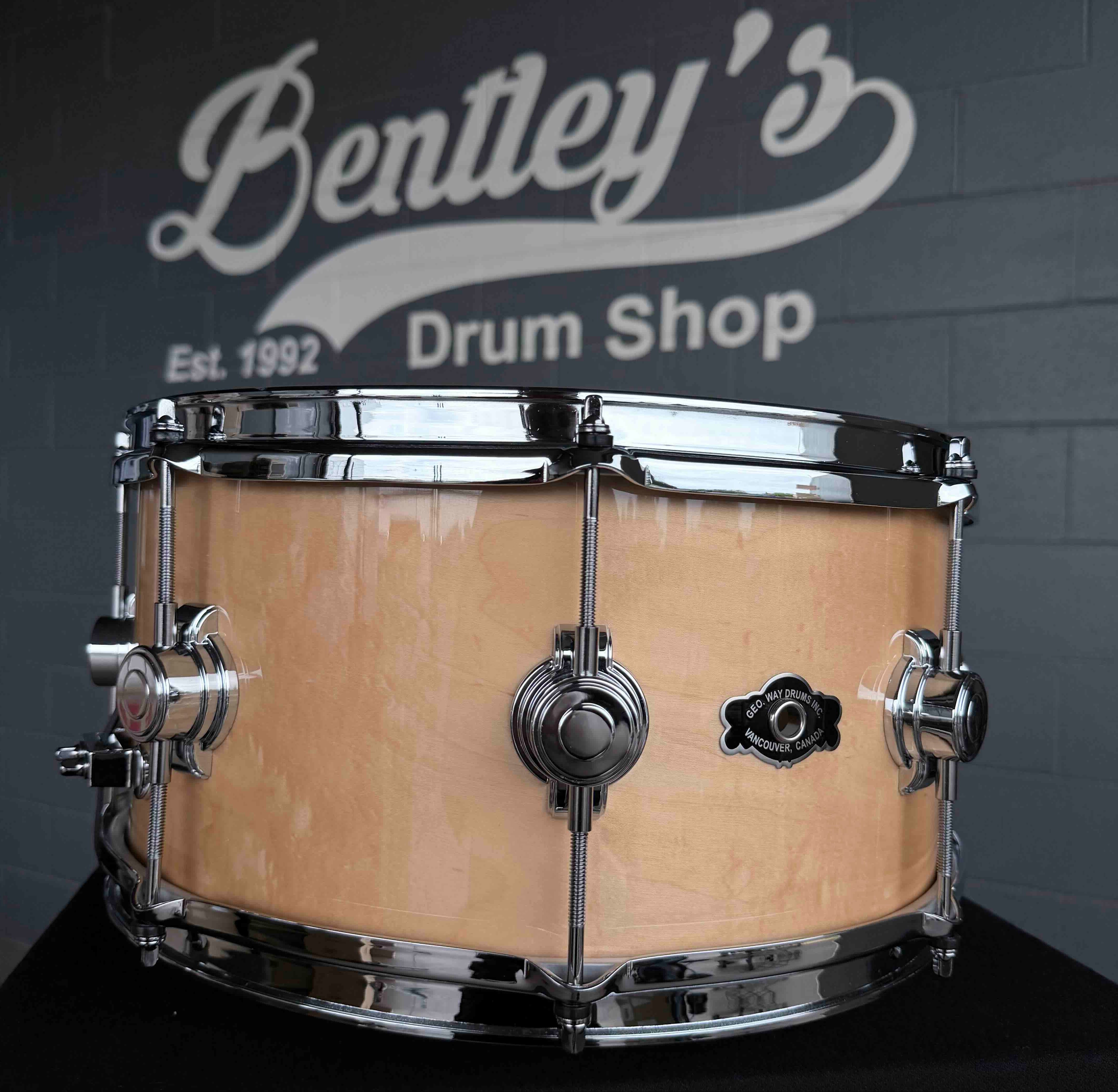 George Way Aristocrat Studio 7x14 Snare Drum in Natural Gloss Lacquer