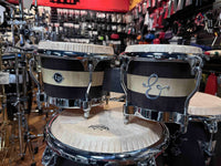 *WOW!* LP Latin Percussion LP201AX-EC E-Class 7-1/4" & 8-5/8" Bongo Pair Set w/ Signed Head from Escovedo Family!