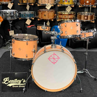 ~NEW~ Dixon PODL520PF Little Roomer 5-Piece Drum Kit Set in Peach Fuzz *IN STOCK*