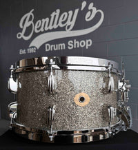 ~NEW!~ Slingerland RadioKing Solid Shell Maple 7x14 Snare Drum in Gold Glass Glitter with Nickel Hardware