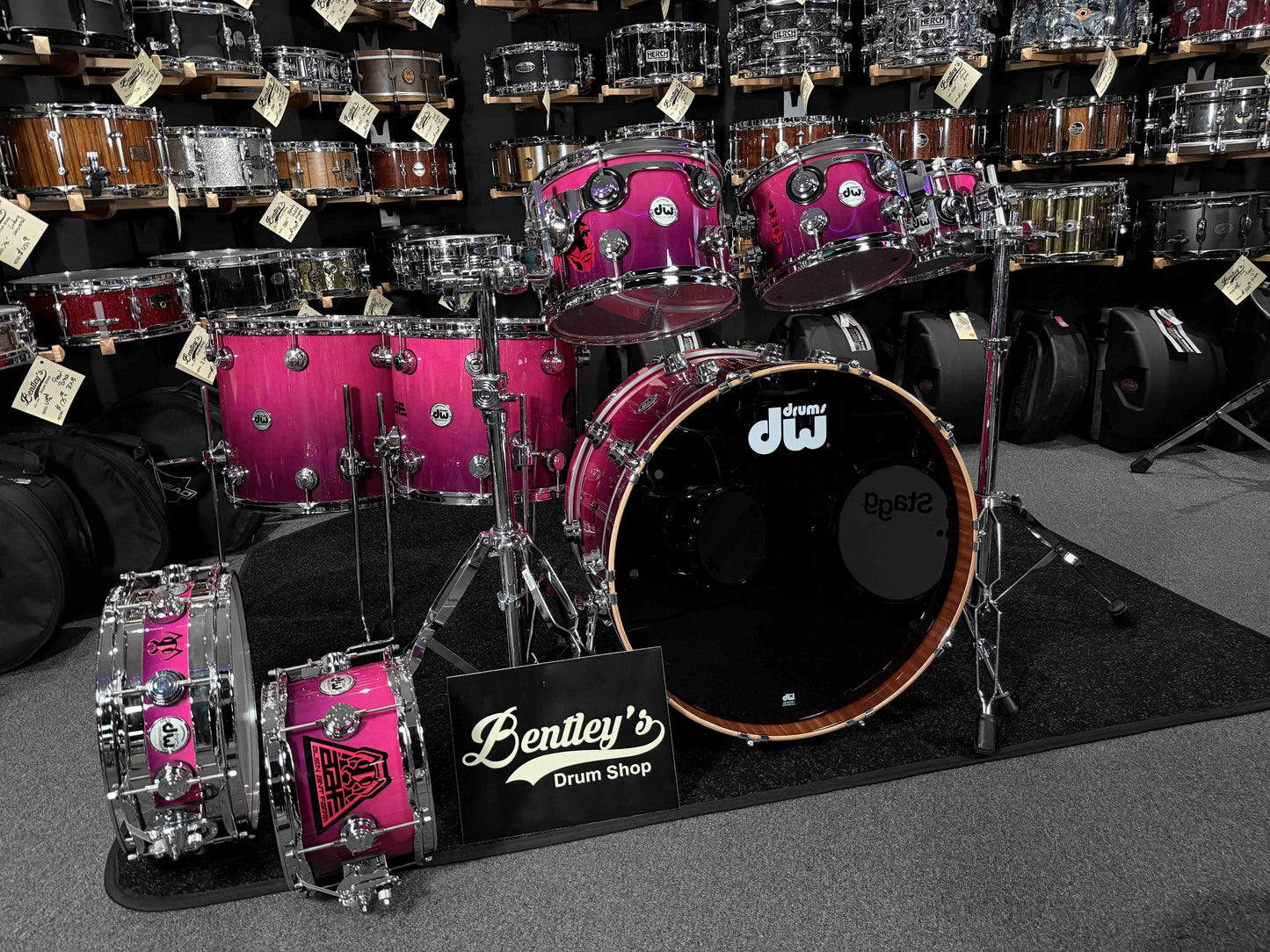 ~WOW!~ DW Collector's Mike Cosgrove of Alien Ant Farm's 8-Piece Custom Drum Kit Set