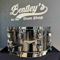 ~WOW!~ TAMA Starclassic Maple 6.5x14 Snare Drum in Black Clouds & Silver Linings Gloss Lacquer with Black Nickel Hardware
