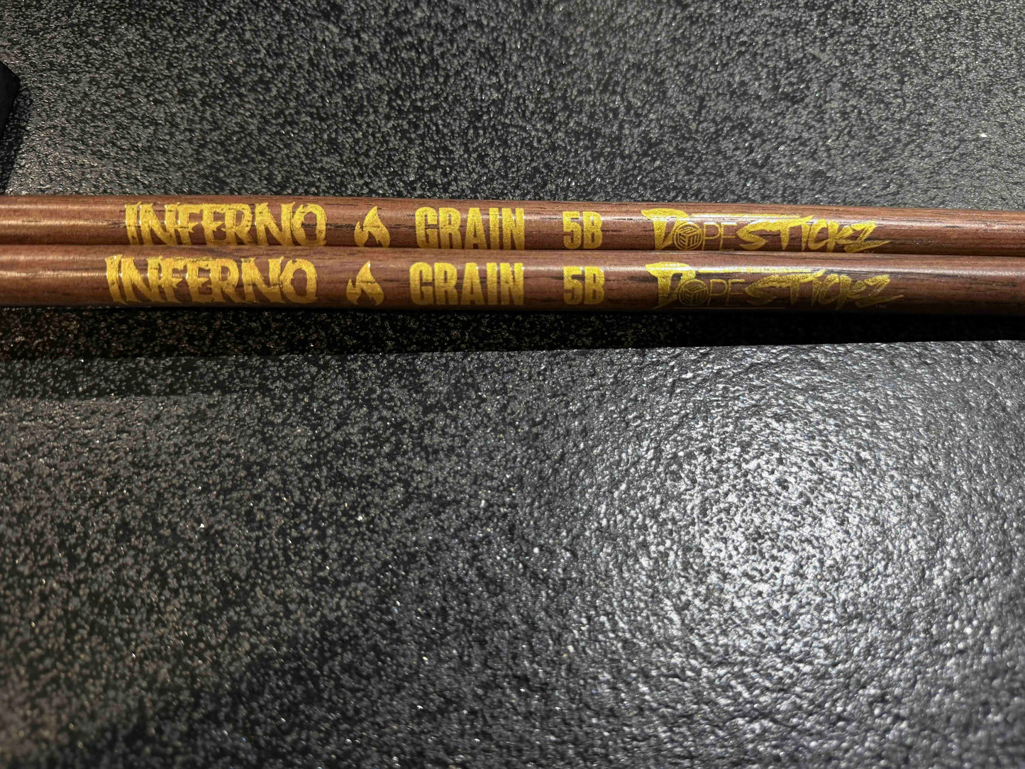 ~NEW~ Dope Stickz Inferno Grain 5B Acorn Tip Drum Sticks Pair
