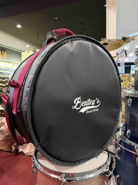 ~NEW!~ Bentley's Drum Shop Custom 5.5x14 Snare Drum Bag with Deep Merlot Rugged Straps (Made in the USA!)