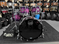 ~NEW~ Mapex SR529XUZXP Saturn VI Rock 4-Piece 10/12/16/22 Drum Kit Set in Royal Purple Burst Gloss Lacquer