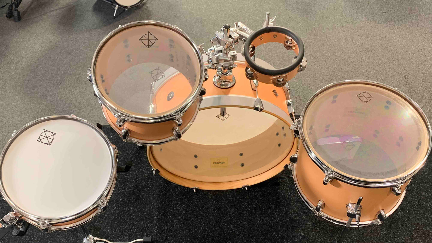 ~NEW~ Dixon PODL520PF Little Roomer 5-Piece Drum Kit Set in Peach Fuzz *IN STOCK*