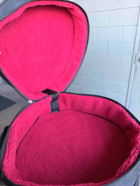 ~NEW!~ Dunnett Carbon Steel Model 2N Beaded Shell/Hybrid Edges 6.5x14 Snare Drum in Satin Blue with Satin White Front Panel, Satin Blue Concave Badge & Matching CR Hoops