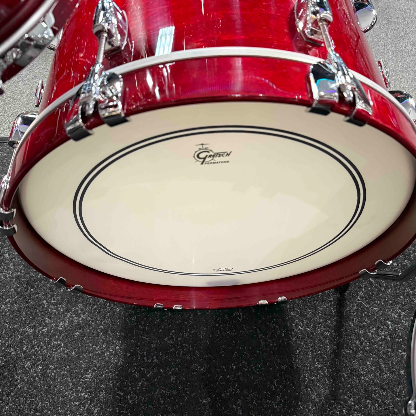 ~WOW!~ Gretsch USA Custom 3-Piece 12/14/18 Bop Drum Kit Set in Rosewood Gloss Lacquer