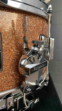 ~LIMITED EDITION~ Rogers Custom-Built 6.5x14 Dyna-Sonic Snare Drum in Champagne Sparkle Lacquer