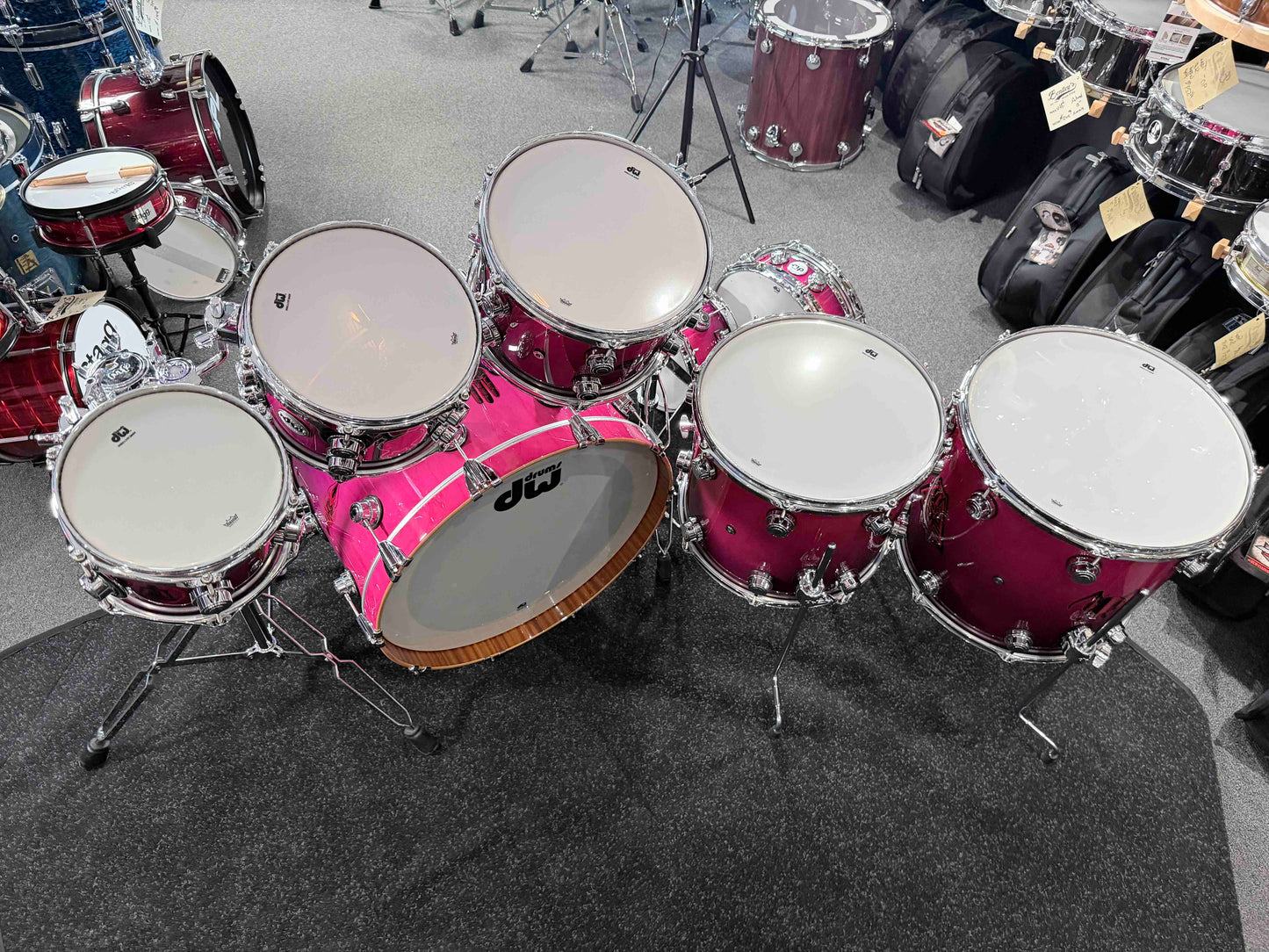 ~WOW!~ DW Collector's Mike Cosgrove of Alien Ant Farm's 8-Piece Custom Drum Kit Set