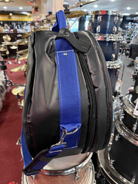 ~NEW!~ Bentley's Drum Shop Custom 6.5x14 Snare Drum Bag with Royal Blue Rugged Straps (Made in the USA!)