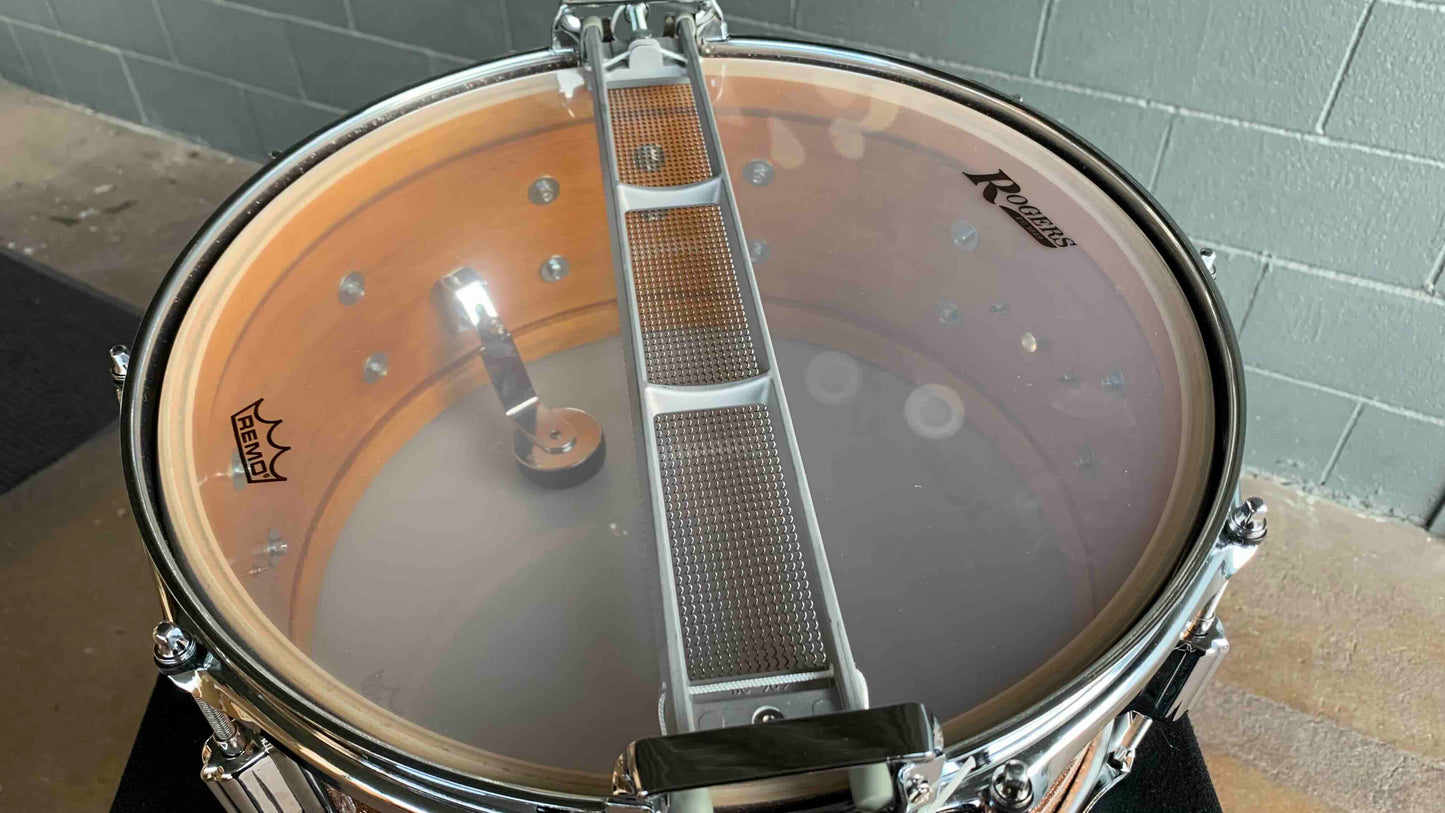 ~LIMITED EDITION~ Rogers Custom-Built 6.5x14 Dyna-Sonic Snare Drum in Champagne Sparkle Lacquer