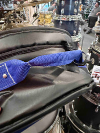 ~NEW!~ Bentley's Drum Shop Custom 6.5x14 Snare Drum Bag with Royal Blue Rugged Straps (Made in the USA!)