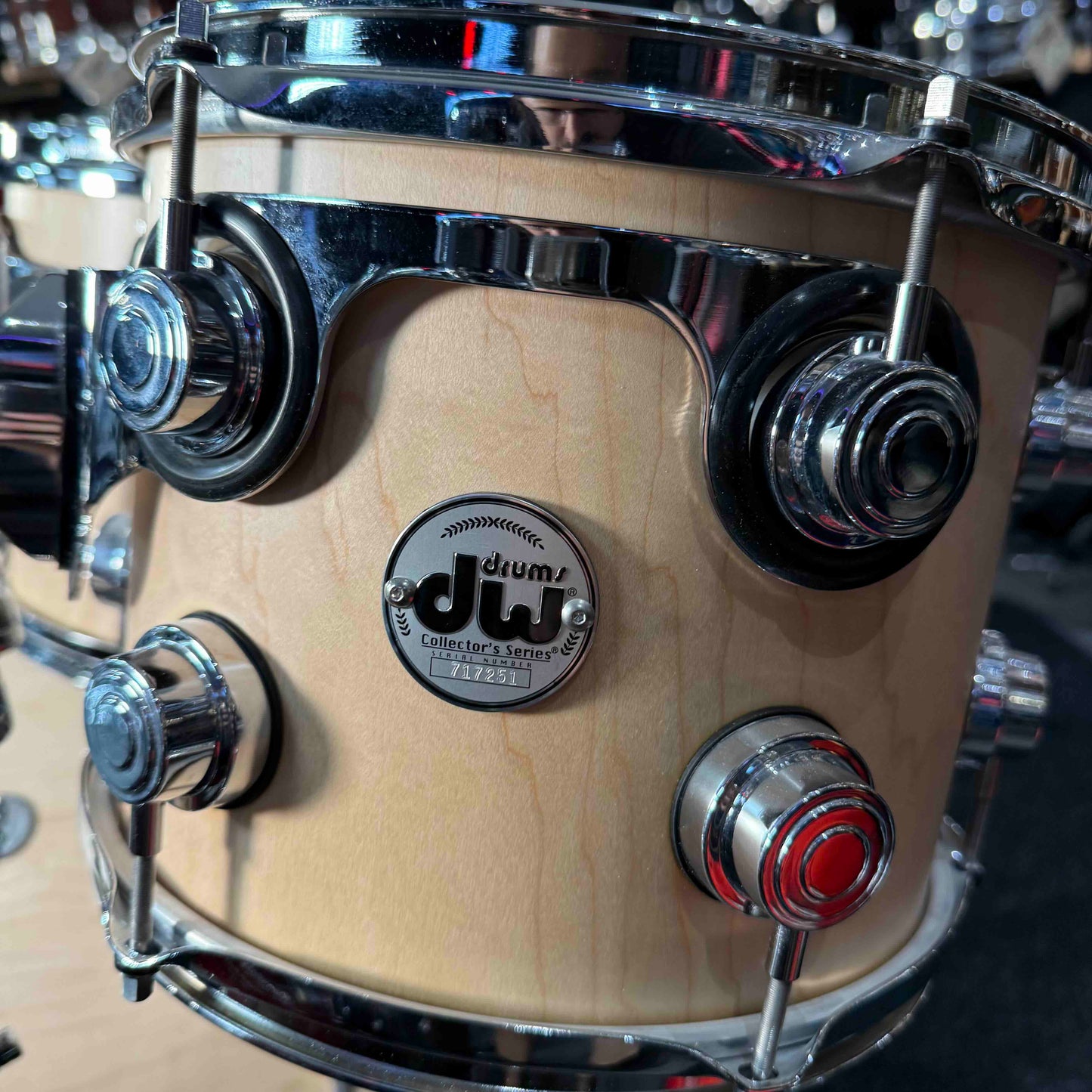 ~WOW!~ Collector's Series SonicPly Maple/Aluminum Hybrid 7-Piece 10/12/13/14/15/16/22 Drum Kit Set in Natural Satin Oil with Chrome Hardware (Store Demo)