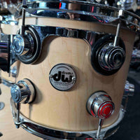 ~WOW!~ Collector's Series SonicPly Maple/Aluminum Hybrid 7-Piece 10/12/13/14/15/16/22 Drum Kit Set in Natural Satin Oil with Chrome Hardware (Store Demo)