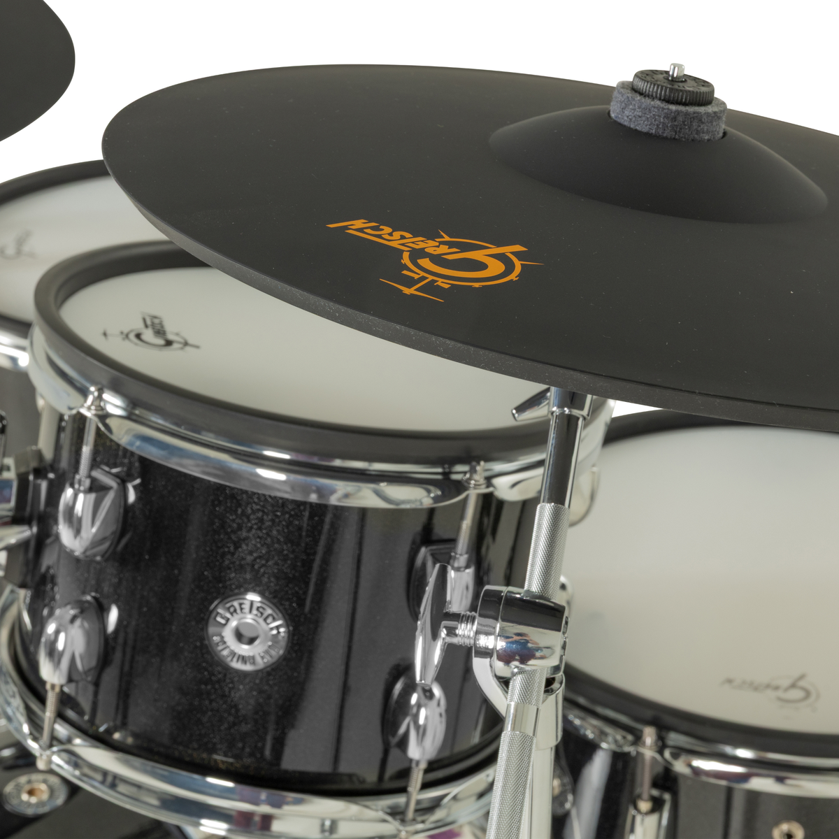 ~NEW!~ Gretsch CE-J484-BKSP Catalina EVO 4-Piece Electronic Drum Kit Set in Black Sparkle with Cymbals & Hardware (PRE-ORDER)