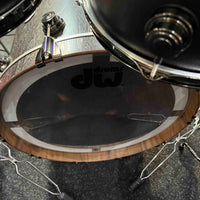 ~WOW!~ DW Collector's Series Pure Walnut 5-Piece 10/12/14/16/22 Drum Kit Set in Ebony Satin Oil with Black Nickel Hardware