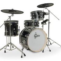 ~NEW!~ Gretsch CE-J484-BKSP Catalina EVO 4-Piece Electronic Drum Kit Set in Black Sparkle with Cymbals & Hardware (PRE-ORDER)