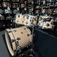 ~WOW!~ Collector's Series SonicPly Maple/Aluminum Hybrid 7-Piece 10/12/13/14/15/16/22 Drum Kit Set in Natural Satin Oil with Chrome Hardware (Store Demo)