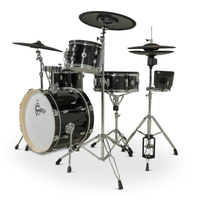 ~NEW!~ Gretsch CE-J484-BKSP Catalina EVO 4-Piece Electronic Drum Kit Set in Black Sparkle with Cymbals & Hardware (PRE-ORDER)