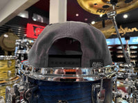 ~NEW~ Bentley's Drum Shop Clothback Snapback Hat in Grey & Black Two-Tone with Custom License Plate Badge