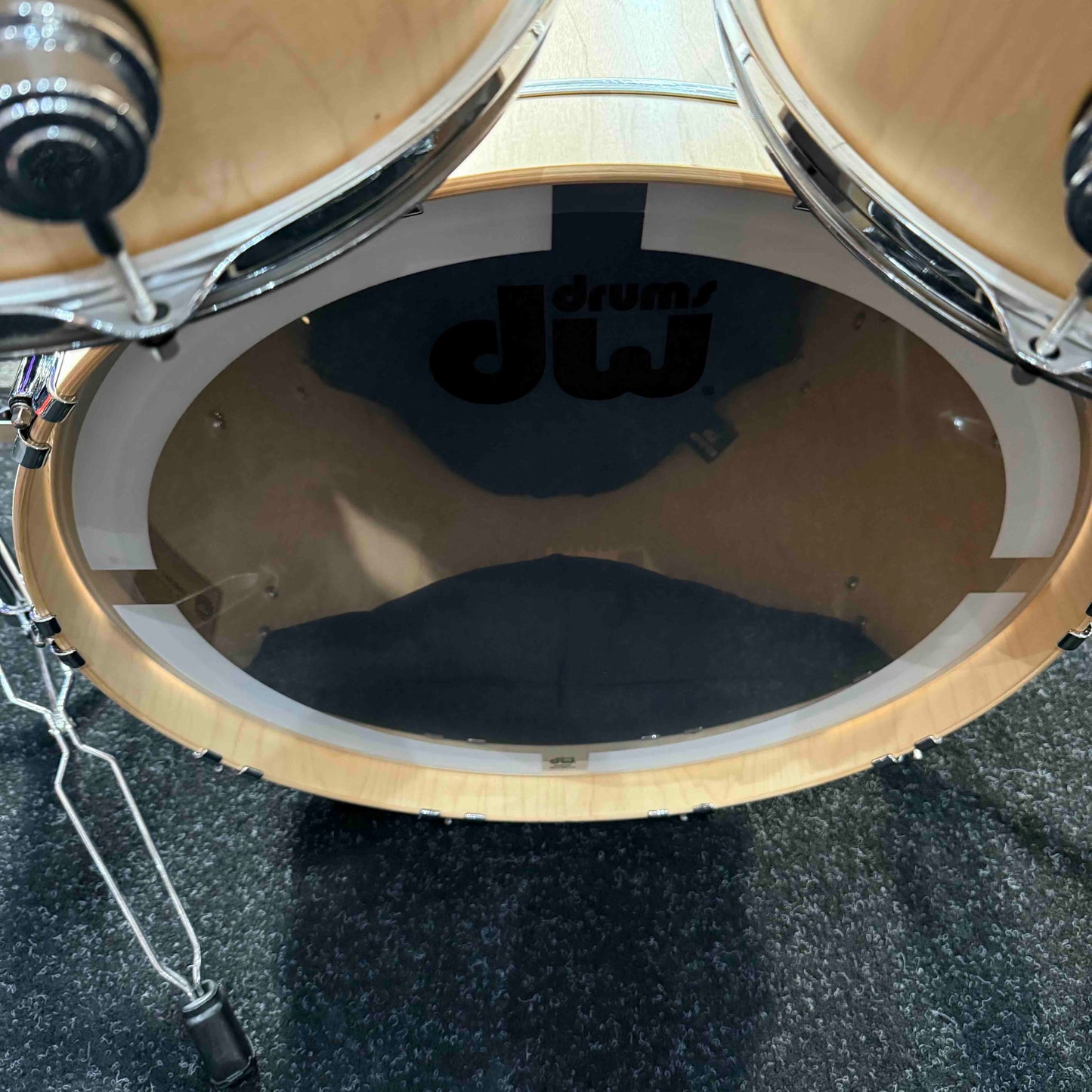 ~WOW!~ Collector's Series SonicPly Maple/Aluminum Hybrid 7-Piece 10/12/13/14/15/16/22 Drum Kit Set in Natural Satin Oil with Chrome Hardware (Store Demo)