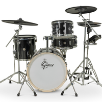 ~NEW!~ Gretsch CE-J484-BKSP Catalina EVO 4-Piece Electronic Drum Kit Set in Black Sparkle with Cymbals & Hardware (PRE-ORDER)