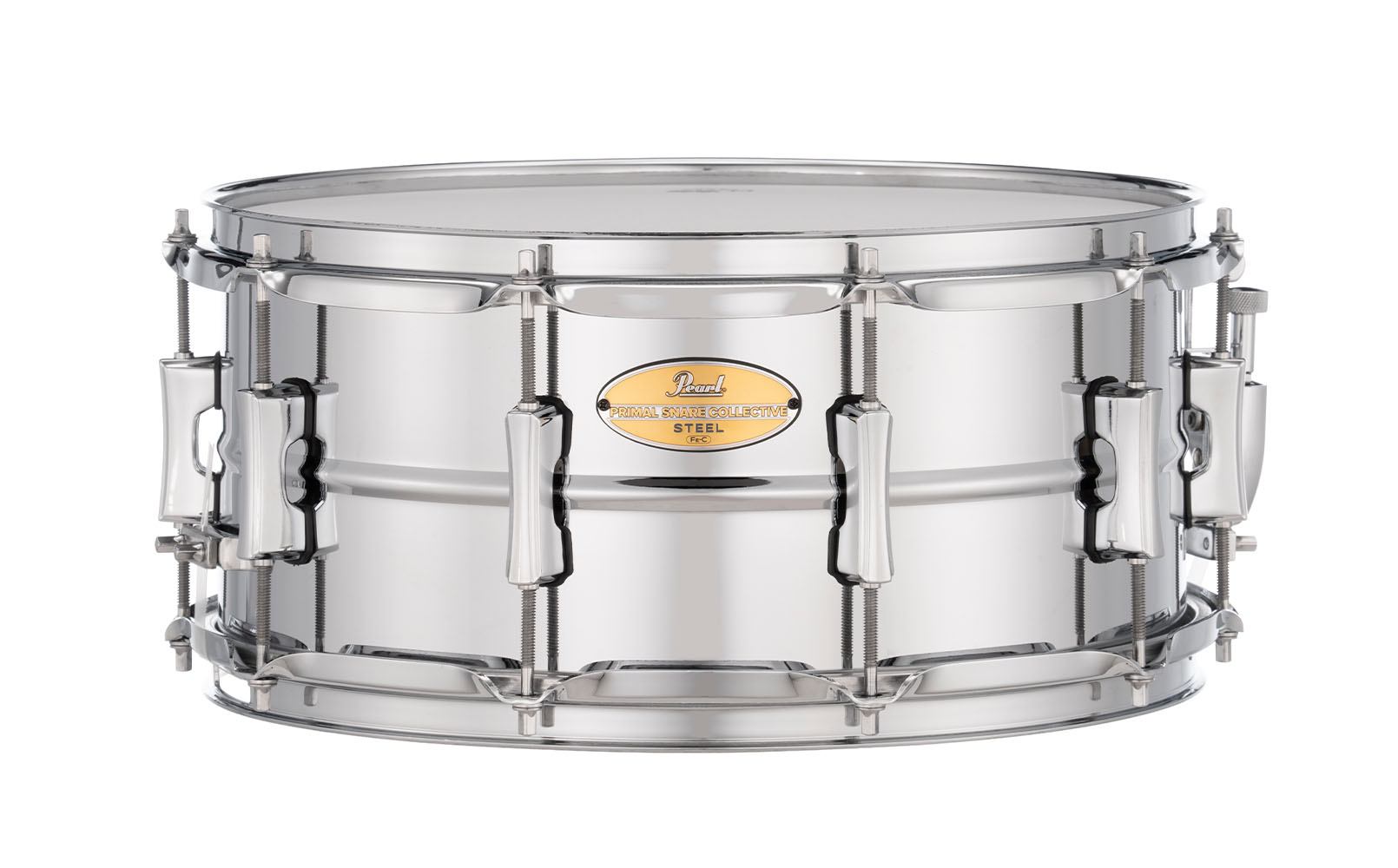 ~NEW!~ Pearl Primal Snare Collective 6.5x14 Beaded 1mm Steel Snare Drum *IN STOCK*