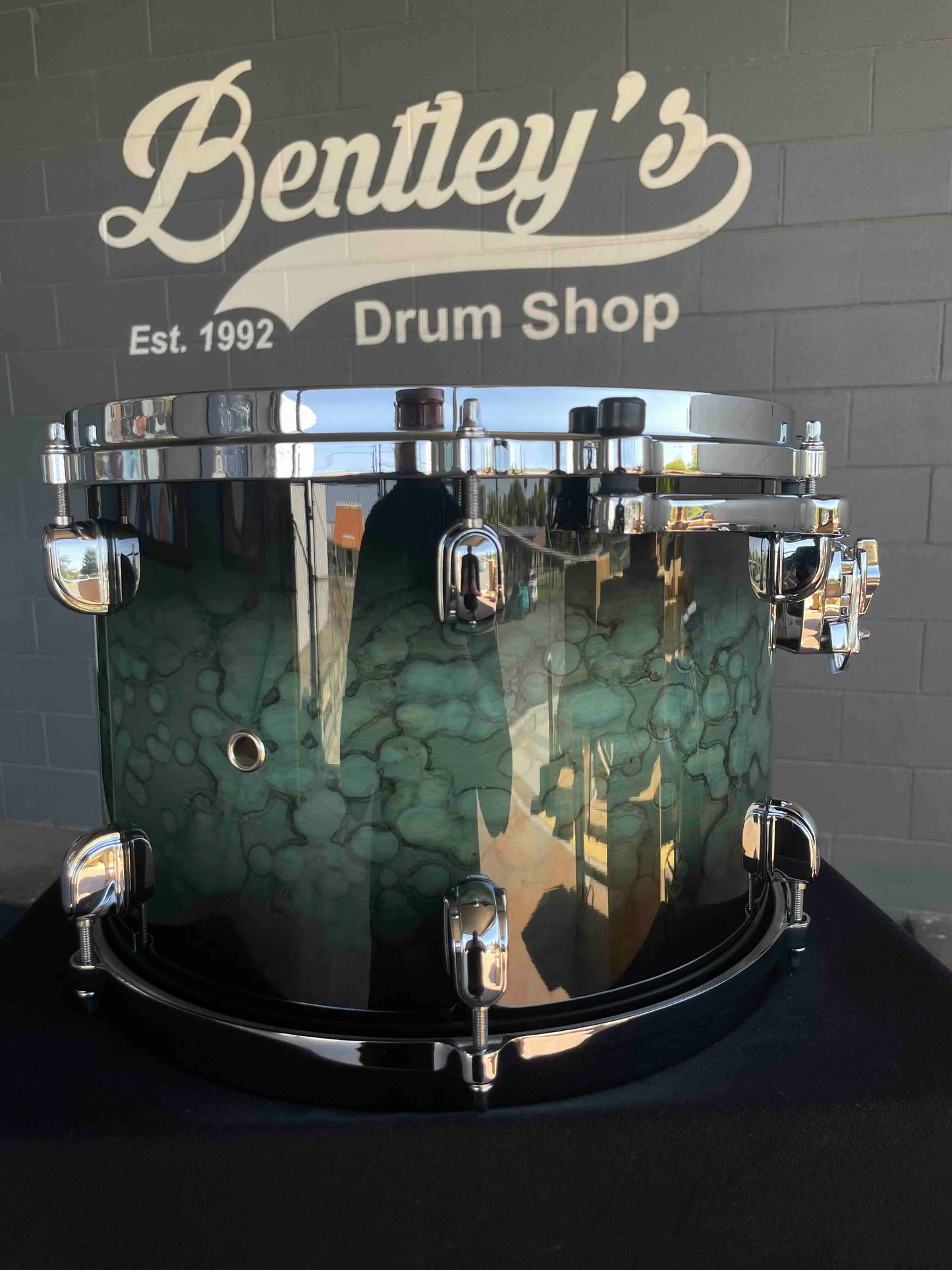 TAMA MBST13R-MSL Starclassic Performer 9x13 Rack Tom in Molten Steel Blue Burst
