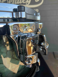 TAMA MBST13R-MSL Starclassic Performer 9x13 Rack Tom in Molten Steel Blue Burst