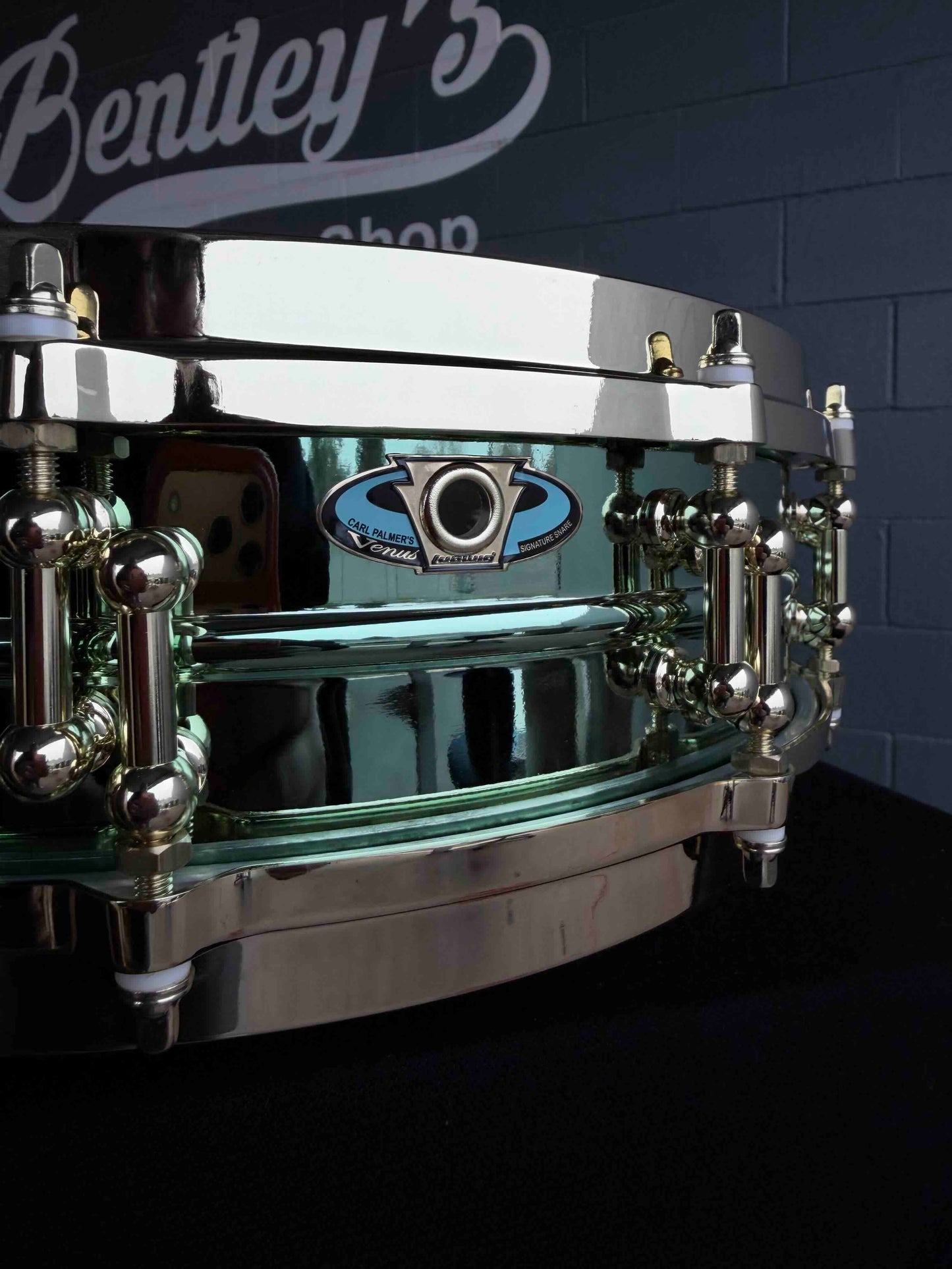 Ludwig LW0414CP Carl Palmer 'Venus' Signature 3.7x14" Brass Piccolo Snare Drum *IN STOCK*