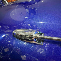 ~WOW!~ Gretsch USA Custom 4-Piece 10/12/16/22 Drum Kit Set in Gloss Mystic Blue Lacquer