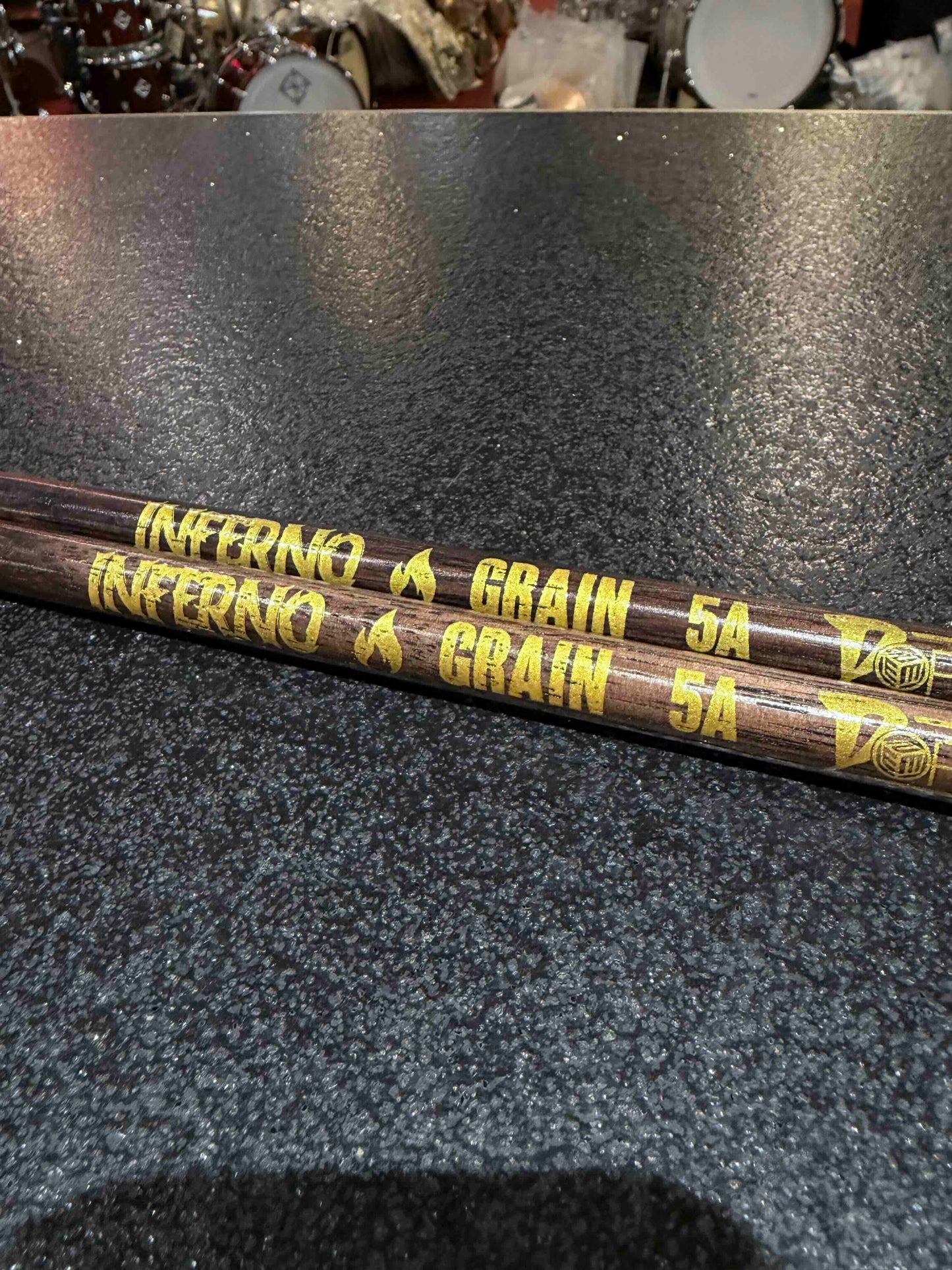~NEW~ Dope Stickz Inferno Grain 5A Acorn Tip Drum Sticks Pair
