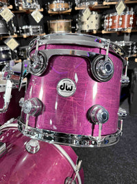 ~WOW!~ DW Collector's Series SSC Pure Maple 3-Piece 12/16/20 Drum Kit Set in Purple Stain Lacquer Specialty Gloss with Chrome Hardware