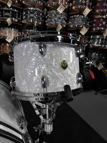 ~WOW!~ Gretsch USA Custom 4-Piece 13/16/18/24 Drum Kit Set in 60's Marine Pearl Nitron