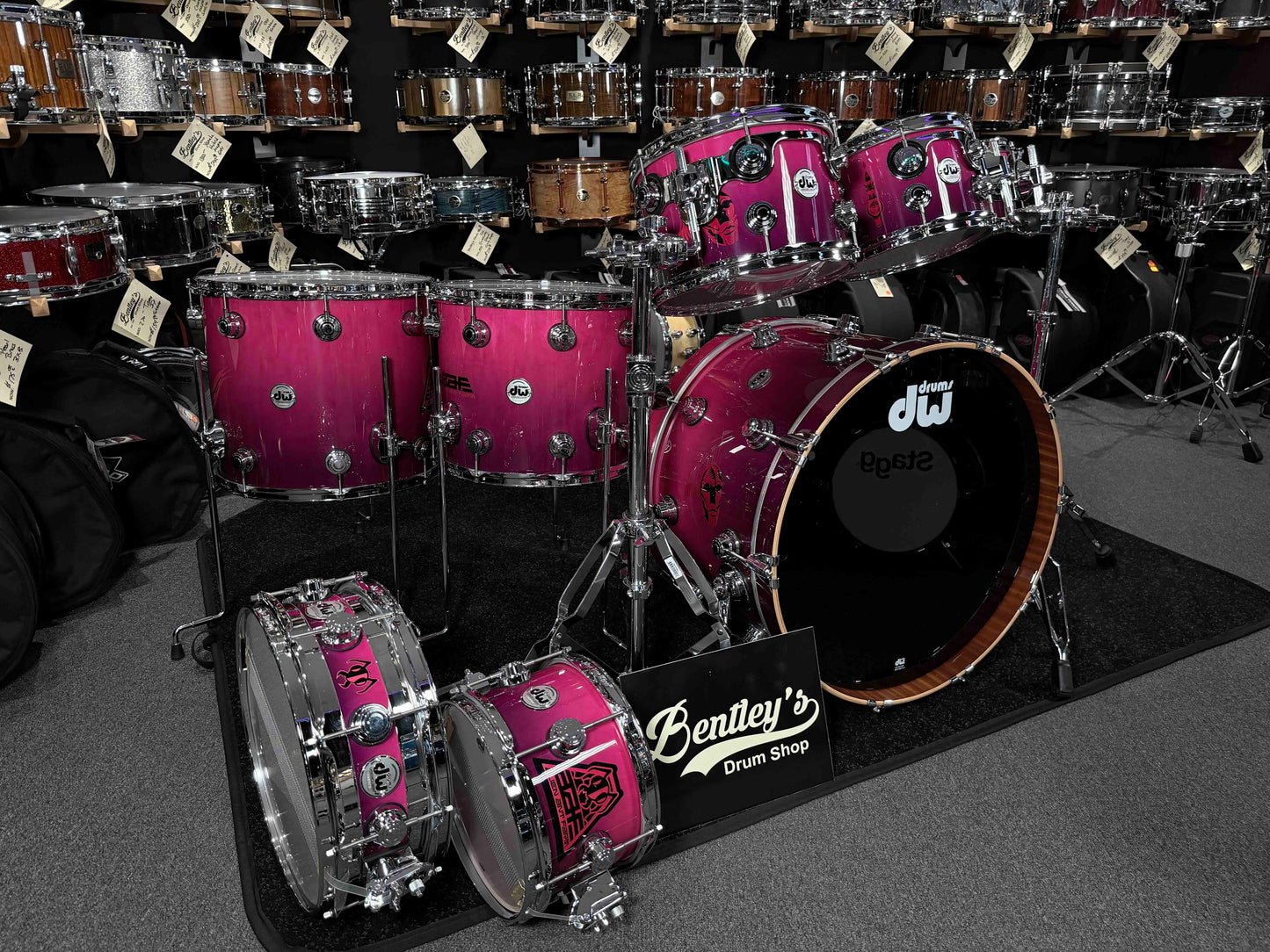 ~WOW!~ DW Collector's Mike Cosgrove of Alien Ant Farm's 8-Piece Custom Drum Kit Set