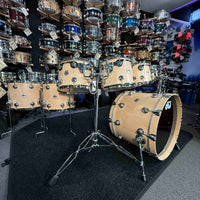 ~WOW!~ Collector's Series SonicPly Maple/Aluminum Hybrid 7-Piece 10/12/13/14/15/16/22 Drum Kit Set in Natural Satin Oil with Chrome Hardware (Store Demo)