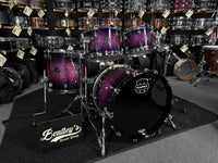 Mapex Saturn VI Maple/Walnut Hybrid Fusion 4-Piece 10/12/14/20 Drum Kit Set in Royal Purple Burst Gloss Lacquer (Displayed at 2026 NAMM Show!)