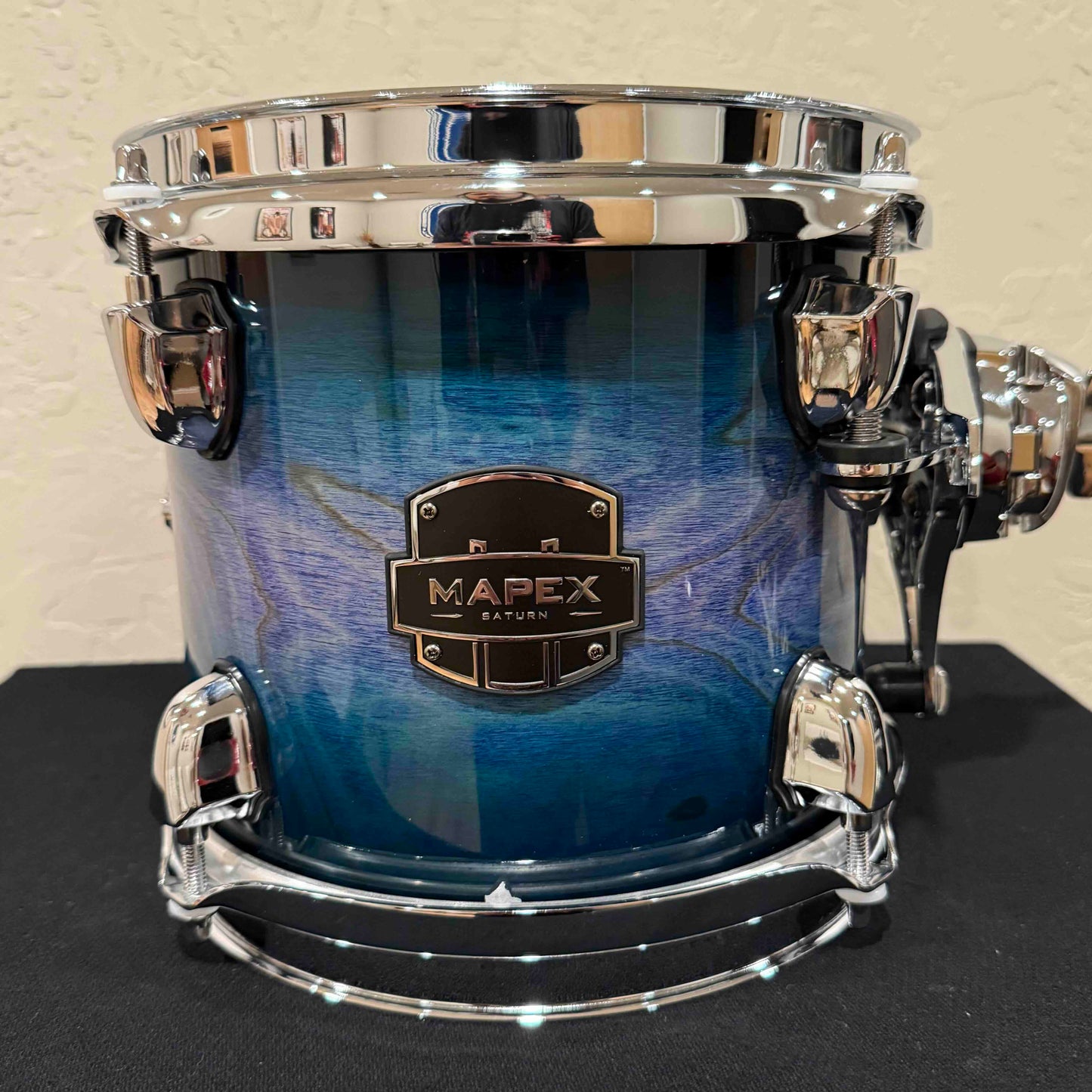 ~NEW!~ Mapex SRT807ZXQ Saturn VI Maple/Walnut Hybrid 7x8 Rack Tom in Cobalt Burst Gloss Lacquer