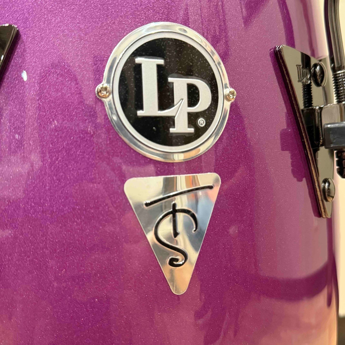 ~NEW!~ LP Latin Percussion LP559X-TS Tony Succar Signature 11-3/4" New Zealand Pine Conga in Rainbow Lacquer with Black Nickel Hardware & Black Skyn Head