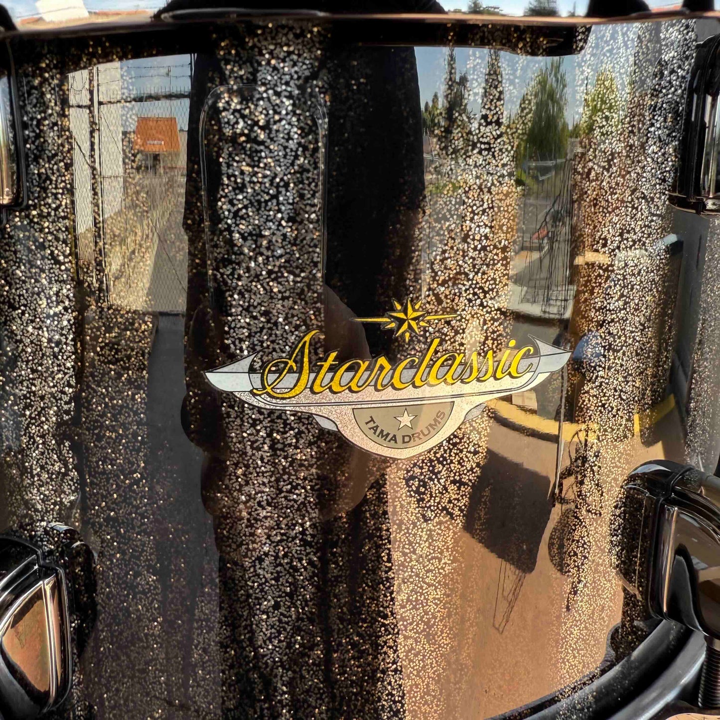 ~WOW!~ TAMA MA42TZBNSBCS Starclassic Maple 4-Piece 10/12/16/22 Drum Kit Set in Black Clouds & Silver Linings Gloss Lacquer with Black Nickel Hardware